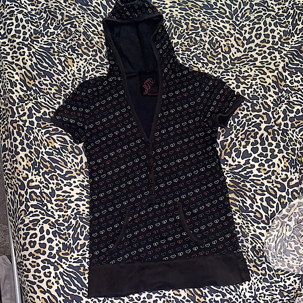 NOLLIE Short Sleeve Hooded Top🖤💔